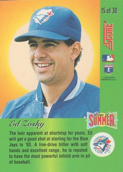Eddie Zosky  baseball card collectible - Main Image 2