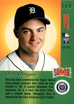 Rico Brogna  baseball card collectible - Main Image 2