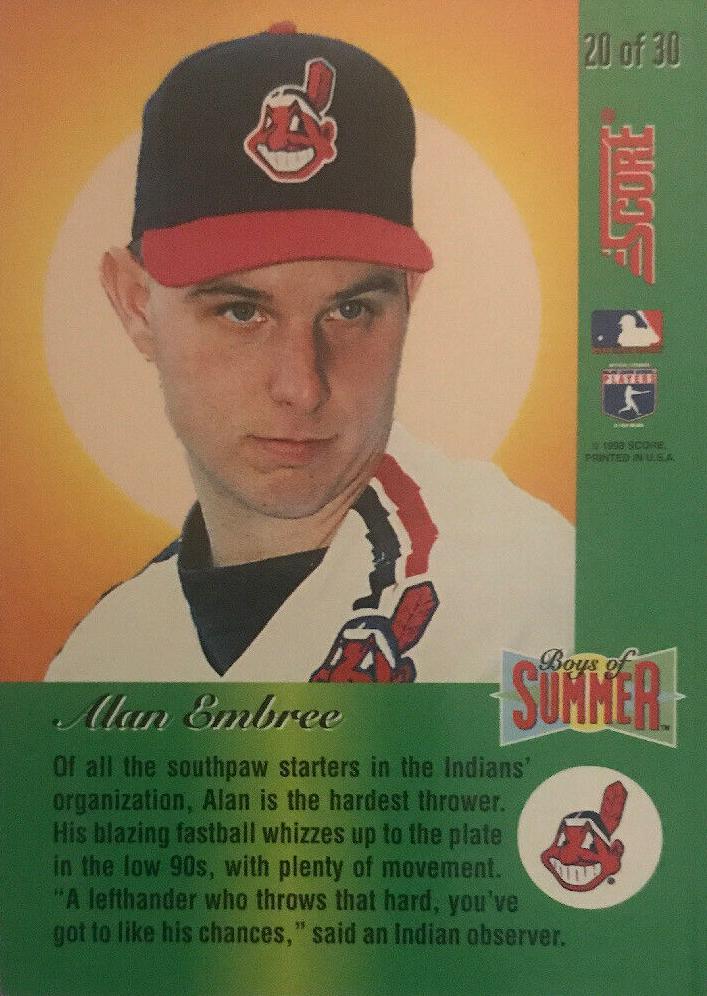 Alan Embree  baseball card collectible - Main Image 2