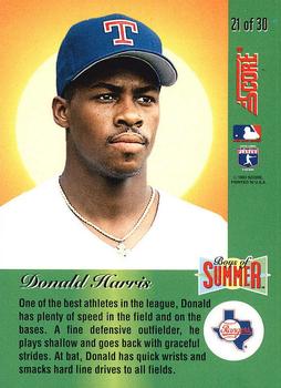Donald Harris  baseball card collectible - Main Image 2