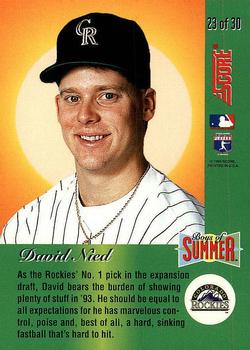 David Nied  baseball card collectible - Main Image 2