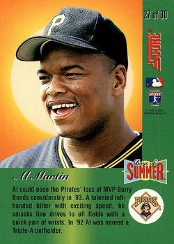 Al Martin  baseball card collectible - Main Image 2