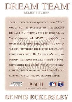 Dennis Eckersley  baseball card collectible - Main Image 2