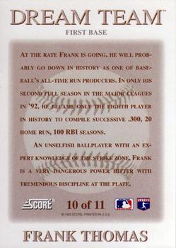 Frank Thomas  baseball card collectible - Main Image 2