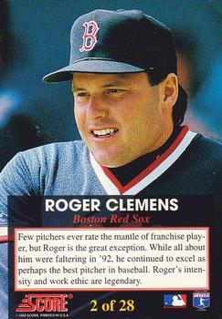 Roger Clemens  baseball card collectible - Main Image 2