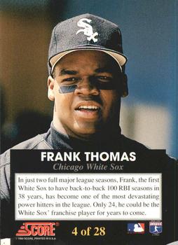 Frank Thomas  baseball card collectible - Main Image 2