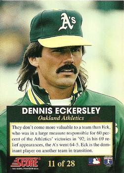 Dennis Eckersley  baseball card collectible - Main Image 2