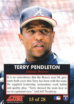 Terry Pendleton  baseball card collectible - Main Image 2