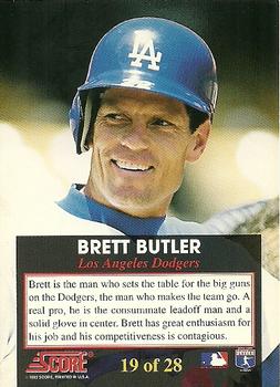 Brett Butler  baseball card collectible - Main Image 2