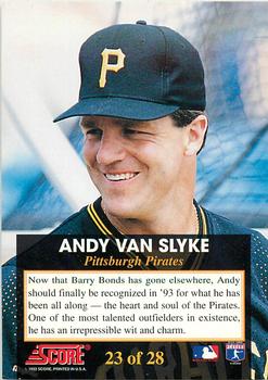 Andy Van Slyke  baseball card collectible - Main Image 2