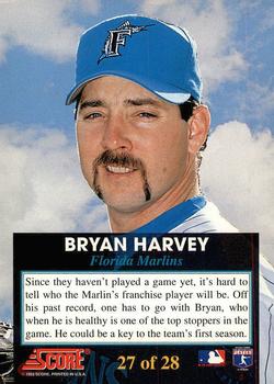 Bryan Harvey  baseball card collectible - Main Image 2