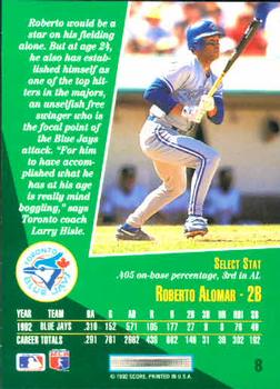 Roberto Alomar  baseball card collectible - Main Image 2