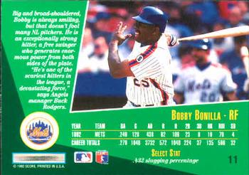 Bobby Bonilla  baseball card collectible - Main Image 2