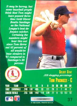 Tom Pagnozzi  baseball card collectible - Main Image 2