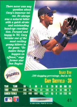 Gary Sheffield  baseball card collectible - Main Image 2