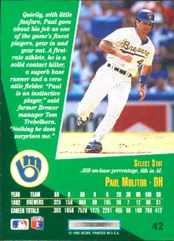 Paul Molitor  baseball card collectible - Main Image 2