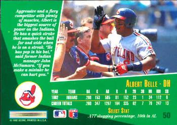 Albert Belle  baseball card collectible - Main Image 2