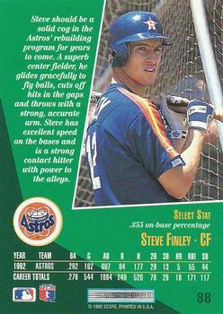 Steve Finley  baseball card collectible - Main Image 2