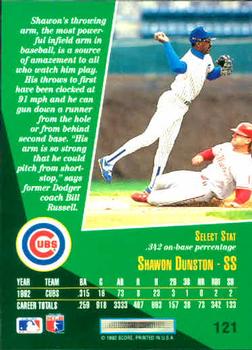 Shawon Dunston  baseball card collectible - Main Image 2