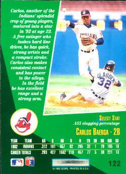 Carlos Baerga  baseball card collectible - Main Image 2