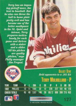 Terry Mulholland  baseball card collectible - Main Image 2