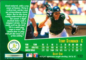 Terry Steinbach  baseball card collectible - Main Image 2