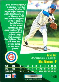 Mike Morgan  baseball card collectible - Main Image 2