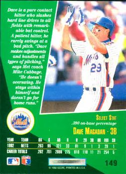 Dave Magadan  baseball card collectible - Main Image 2