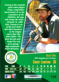 Carney Lansford  baseball card collectible - Main Image 2