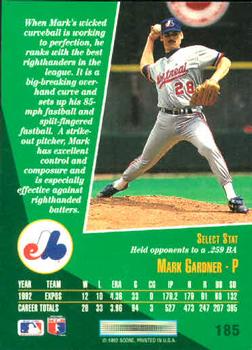 Mark Gardner  baseball card collectible - Main Image 2