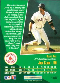 Jack Clark  baseball card collectible - Main Image 2