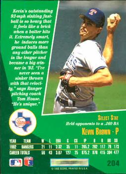 Kevin Brown  baseball card collectible - Main Image 2