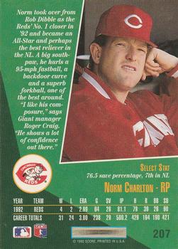 Norm Charlton  baseball card collectible - Main Image 2