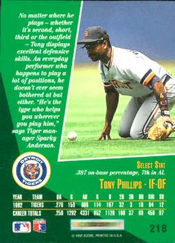 Tony Phillips  baseball card collectible - Main Image 2