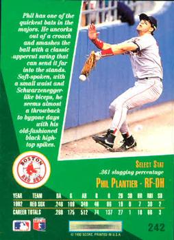 Phil Plantier  baseball card collectible - Main Image 2