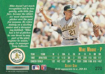 Mike Moore  baseball card collectible - Main Image 2