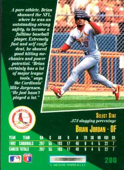Brian Jordan  baseball card collectible - Main Image 2