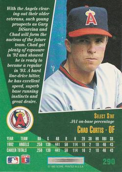 Chad Curtis  baseball card collectible - Main Image 2