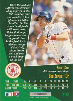 Bob Zupcic  baseball card collectible - Main Image 2