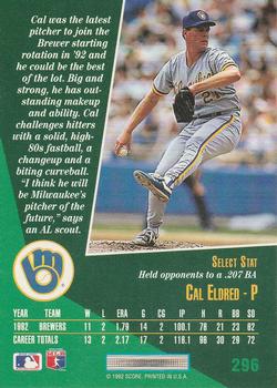 Cal Eldred  baseball card collectible - Main Image 2