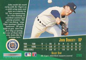 John Doherty  baseball card collectible - Main Image 2