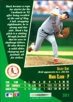 Mark Clark  baseball card collectible - Main Image 2