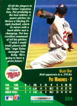 Pat Mahomes  baseball card collectible - Main Image 2