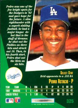 Pedro Astacio  baseball card collectible - Main Image 2