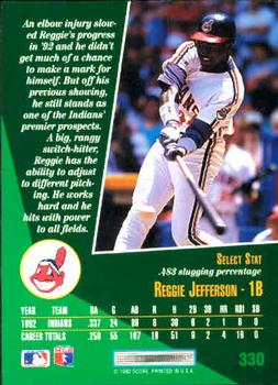 Reggie Jefferson  baseball card collectible - Main Image 2