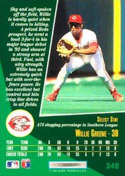 Willie Greene  baseball card collectible - Main Image 2