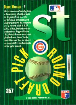 Derek Wallace  baseball card collectible - Main Image 2