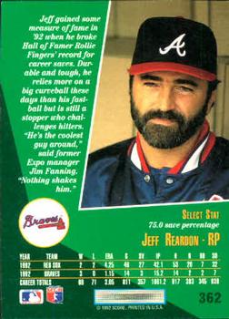 Jeff Reardon  baseball card collectible - Main Image 2
