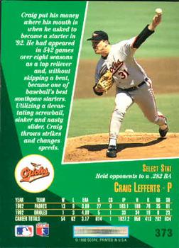 Craig Lefferts  baseball card collectible - Main Image 2