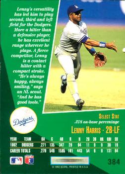 Lenny Harris  baseball card collectible - Main Image 2